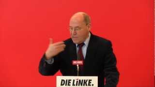 Gregor Gysi DIE LINKE quotLeiharbeit überwinden um aus prekärer Beschäftigung heraus zu kommenquot [upl. by Sielen]