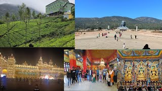 Ooty Trip  Ooty Tourist places  Mysore palace  Isha foundation  4 days Ooty Coorg trip [upl. by Ibbed]