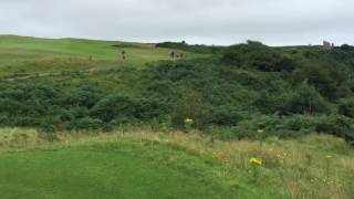 Pennard Golf Club hole 6 tee shot [upl. by Negiam]