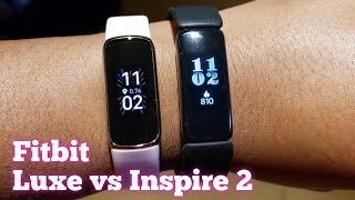 Fitbit Luxe vs Inspire 2 [upl. by Yahsal]