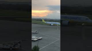 Cebu pacific airlines Landed at Iloilo Airporttrendingshorts aviation Philippines [upl. by Oikim]