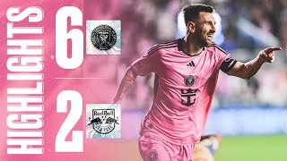 HIGHLIGHTS  Inter Miami 62 New York RB  Messi HISTORIC Performance 5 ASSISTS and ONE GOAL  MLS [upl. by Enyahs]