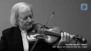 Bach Sonatas and Partitas for Violin Solo  English  interview with Kurt Guntner [upl. by Alleuqahs]