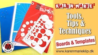 Boards amp Templates Tools Tips amp Techniques  Karen Marie Klip amp Papir [upl. by Attesoj]