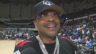 Elite players on hand for Allen Iverson Roundball Classic [upl. by Nalyr381]