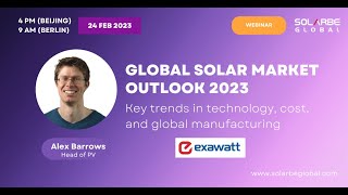 Global Solar Market Outlook 2023 Key trends in technology cost and global manufacturing [upl. by Assilaj]