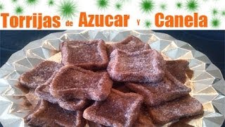 Como hacer Torrijas de Azucar y canela recetas de cocina con Mila [upl. by Eserrehs]