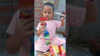 Cute baby eating coco bin and enjoyed jhim babyfood jhimi [upl. by Seldan443]