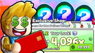 WHAT CAN I HATCH WITH 99999 ROBUX LUCKY BOOST in PETS GO [upl. by Blondelle]