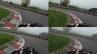 Karting Payerne  4 tours mêmes temps [upl. by Nerual340]