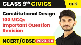 Class 9 Civics MCQ  Constitutional Design Class 9 MCQ  Social Science [upl. by Ennayelsel671]