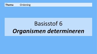 VMBO 3  Ordening  6 Organismen determineren  8e editie [upl. by Ahsineb473]