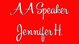 Hilarious AA Speaker Jennifer H – “I Used to Have a Skid Row Soulquot [upl. by Rand745]