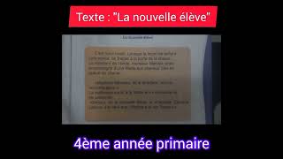 Texte La nouvelle élèvequotmodule14ème année primaire [upl. by Jamnis]