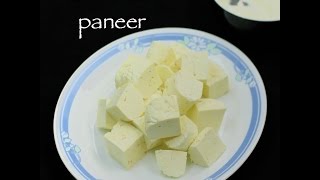 how to make paneer at home  homemade paneer recipe  cottage cheese recipe [upl. by Sauncho]