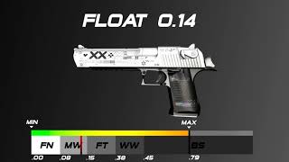 CSGO Desert Eagle  Printstream  Skin wearfloat [upl. by Ohcirej]