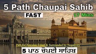 5 Path Chaupai Sahib FAST  5 ਪਾਠ ਚੋਪਈ ਸਾਹਿਬ FAST [upl. by Yun]