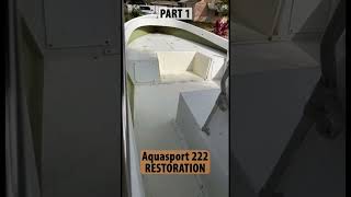 Part 1 of the 1971 Aquasport HullUp Restoration [upl. by Aihcrop]