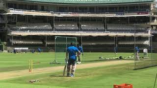 Aiden Markram faces KG and Steyn in the nets at Newlands [upl. by Ecnarolf]