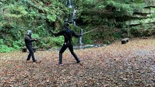 Backsword Sparring  Josh vs Zac [upl. by Millian]