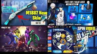 FREE FIRE UPCOMING NEW EVENTS  CRIMINAL BUNDLES  RING EVENT  TO NIGHT UPDATE  M1887 GUN SKIN [upl. by Edak]