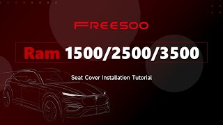 How do I install a Dodge Ram seat cover  20112023 1500 2500 3500 Crew Quad Cab Classic [upl. by Haronid]