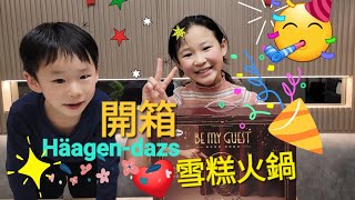 開箱 haagendazs 雪糕火鍋 [upl. by Shepley]