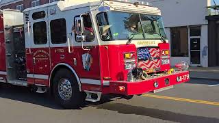 Nanuet leaving after emptying there water on Pearl River Hook amp Ladder units 91424 [upl. by Lloyd]