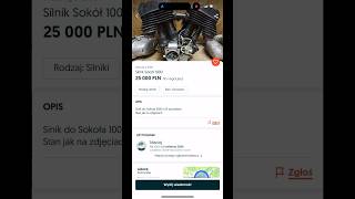 Silnik Sokół 1000 Motocyklowe Okazje z OLX [upl. by Neeneg405]