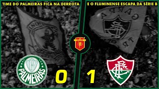 FLUMINENSE VENCE E ESCAPA DA SÉRIE B  Palmeiras 0 x 1 Fluminense  SÉRIE A 38ªRODADA  08122024 [upl. by Ammon]