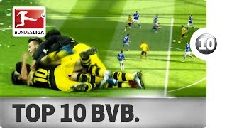 Top 10 Goals  Borussia Dortmund  201516 [upl. by Shanleigh]