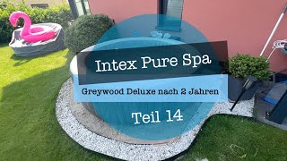 14 Intex PureSpa  klares Wasser 🏖️💧garantiert Mein Fazit nach 2 Jahren [upl. by Ahtabat]