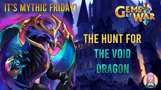 Gems of War Mythic Friday Hunting The Void Dragon This is MADNESS  Member ShoutOuts [upl. by Ahsitahs]