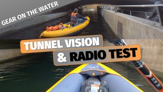 Itiwit X100 2P kayak  radio communication test amp tunnel vision Norrviken Edsån [upl. by Oterol]