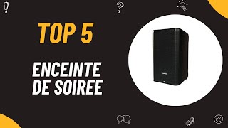 Les 5 Comparatif Meilleure Enceinte De Soiree 2024 [upl. by Gnav529]