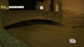 ALLUVIONE EmiliaRomagna il sindaco di Modigliana quotHo detto ai cittadini di salire ai piani altiquot [upl. by Merow]