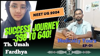 Neet Toppers Interview  Manipur Neet Topper Umah Fardhya  Tips amp Strategies to Score 650 in NEET [upl. by Einatirb]