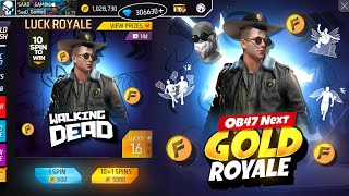 Ob 47 Next Gold Royale Event Free Fire 💥 Lucky Wheel Discount Event Free Fire  Free Fire New Event [upl. by Sapphira]