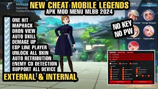 CHEAT ML TERBARU 2024 MOD MENU UNLOCK ALL SKIN MOBILE LEGENDS FULL FEATURE GRATIS NO PASSWORD [upl. by Evvy466]