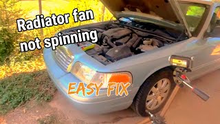 2007 Crown Victoria fan not spinning How to diagnose and fix this problem [upl. by Necaj220]