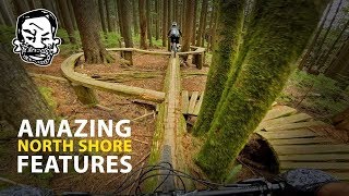 Riding Insane amp Beautiful North Shore MTB features [upl. by Lorrie]