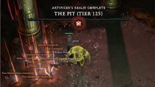 Diablo 4 Season 4 Pit 125 Clear With Pulverize Druid [upl. by Renrew385]