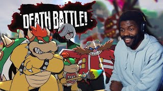 Bowser VS Eggman Mario VS Sonic DEATH BATTLE [upl. by Nerradal]