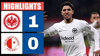 Frankfurt gegen Slavia Prag 1  0  HIGHLIGHTS  Europa League 202425 [upl. by Domel]