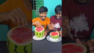 One of the twin brother cheated on the elder brothers with watermelon 😂🤣 shorts funny [upl. by Adihsaar]