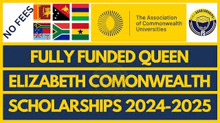 How To Fill Queen Elizabeth Commonwealth Scholarships 20242025  Fully Funded Masters degree No Fee [upl. by Nnylkcaj]