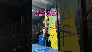 Here’s a new above bar aerial hoop combo to try aerial aerialhoop aerialhooptricks [upl. by Gabbey]