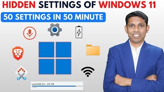 Windows 50 Settings in 50 Minutes Windows 11 Hidden Settings You Must Try in 2024 [upl. by Eirovi598]