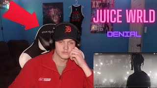 VERY SAD SONG Juice WRLD  Denial Reaction [upl. by Dickie]