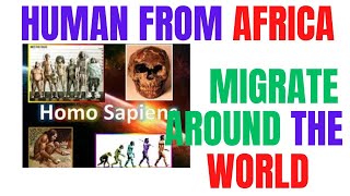 Journey of Homo Sapiens From Africa I Human Origins I The Humans That Lived Before Us [upl. by Rattan]